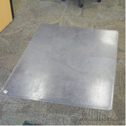 45 x 60 Rectangular Plastic Chair Mat for Carpet